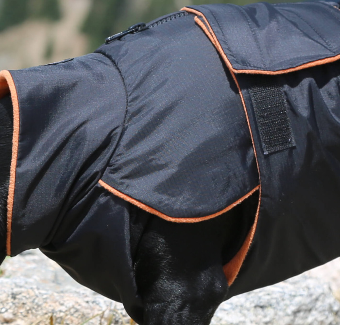 Black Anorak with Orange Fleece - Image 5