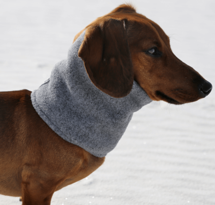 Grey Fleece Snood - Image 5