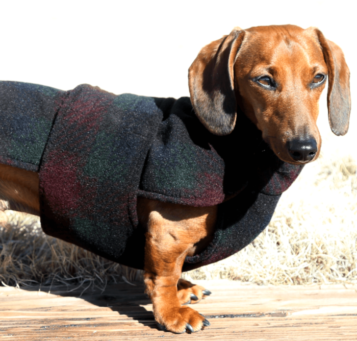 Dark Plaid Fleece Wrap - Image 6