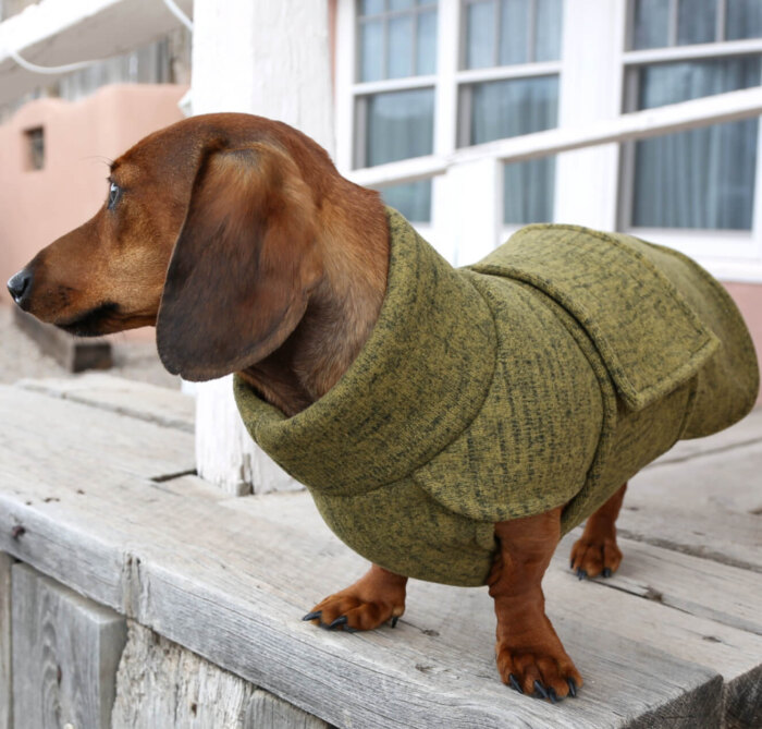 Green Sweater Fleece Wrap - Image 4