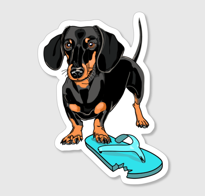 Black & Tan: The Destroyer - Sticker