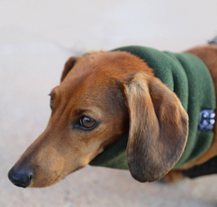 Green Fleece Snood - Image 2