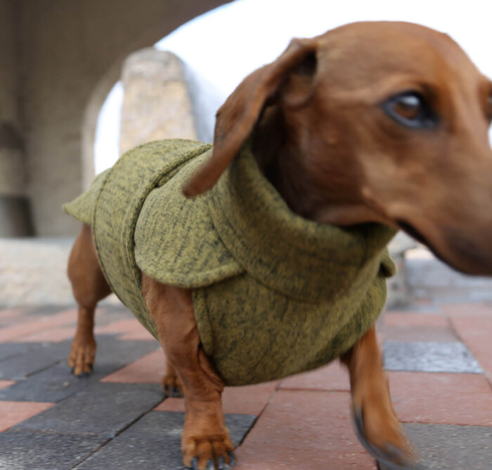 Green Sweater Fleece Wrap - Image 3