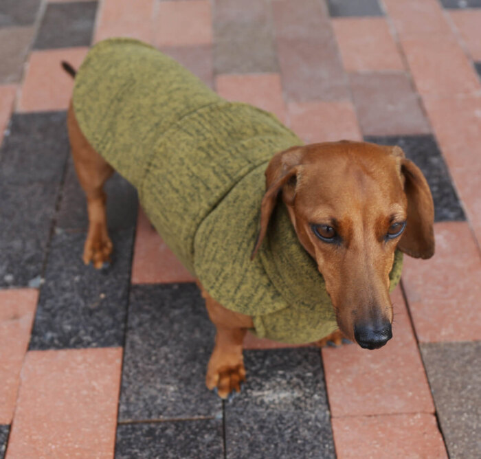 Green Sweater Fleece Wrap - Image 2