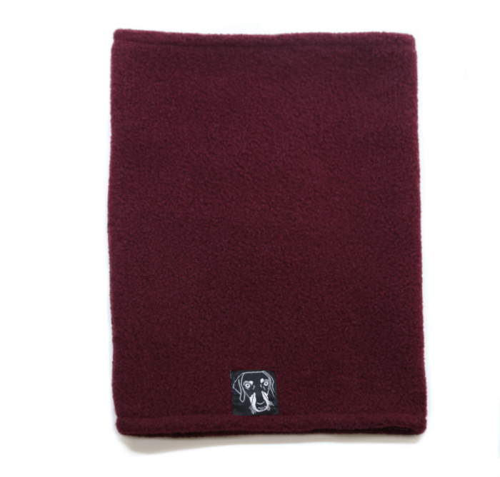 Burgundy Fleece Snood